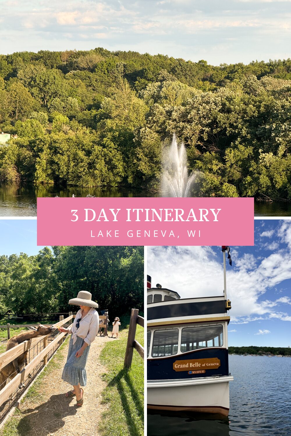 Lake Geneva itinerary